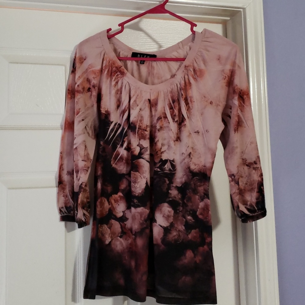 3/4 length sleeve blouse